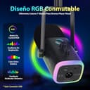 FIFINE XLR Streaming Micrófono Dinámico de Podcast, RGB Gaming Micrófono USB con Soporte Microfono per Ordenador PS4 PS5, para Podcast Estudio Podcasting Grabación - 6