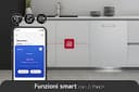 LG QuadWash DB475TXS Lavastoviglie da Incasso, a Scomparsa Totale, Serie 4, Classe A, 14 Coperti, 4 Bracci Irroratori, Vapore, Cerniere Sliding, Apertura Automatica, 3° Cestello, Wi-Fi, Acciaio - 4