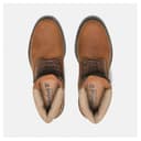 Timberland Men's 6" Premium Waterproof Boot, Medium Orange Full Grain, 8 Wide - 6