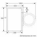 Bosch Serie 4 - Lavadora de carga frontal, 9 kg, 1200 RPM, Función IronAssist, ActiveWater Plus, Motor EcoSilence, Blanco - WAN24200EP - 9