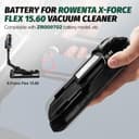 32.4V Akkus für Rowenta X-Force Flex 15.60 Serie Staubsauger, Kompatibel mit Rowenta Staubsauger RH99F1WO/4Q0, RH99F1WO/4Q0, RH99F1WO/4Q2, RH99F1WO/4Q3,etc. Ersatz für Originalakkus: ZR009702. - 4