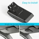 JUZELY Vivavoce Bluetooth per Auto per Fiat Brava Bravo Bravissimo, Altoparlanti Auto con Accensione Automatica, Connessione Doppia e Aletta Parasole - 7