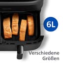Philips Airfryer 3000 Series Dual Basket, Heißluftfritteuse mit 2 Körben und Frühstücks-Set, 9L, RapidAir Plus Technologie, 90% weniger Fett, Energieeffizient, HomeID App (NA350/03) - 5