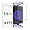 amFilm 3 Stück Displayschutzfolie aus Gehärtetem Glas für PlayStation Portal Remote Player 8 Zoll – PlayStation 5 mit Einfachem Installationskit, Transparentes Ultra HD, Kratzfest, Anti-Fingerabdrücke - 1
