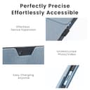 Omnpak Case for Microsoft Surface Pro 11 / Surface Pro 10 / Surface Pro 9 13 Inch, Lightweight Protective, Multiple Angle, Stylus Holder, Compatible with Type Cover Keyboard - 6