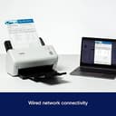 Brother ADS-4100 Desktop Document Scanner |SuperSpeed USB 3.0 | Double-sided | 60 Sheet ADF, UK Plug - 5