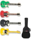 MOPZIJA 4 pcs spilla per chitarra carino set di spille per chitarra elettrica distintivi per strumenti musicali spilla per camicie cappotto maglione zaini，spilla，spilla smaltata，spille zaino - 1