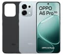 OPPO A6 Pro 5G - Smartphone sbloccato con IA, 8 GB RAM+256 GB, Batteria 6500 mAh, Ricarica Rapida 80 W, Display AMOLED 120 Hz, IP69, Fotocamera 50 MP AI, Dual SIM, Versione spagnola - Titanio - 1