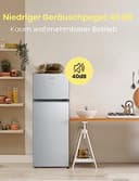 Comfee RCT284DS2 Kühl-/Gefrierkombination/Gefrierteil oben/176 kWh/Jahr/143cm Höhe/LED Licht/Reversibles Türscharnier/Silber - 4