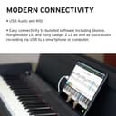 Korg LP-380U - Digital Piano with Stand - White - 4