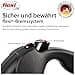 FLEXI - Guinzaglio Giant L Nastro 8 m - Cintura Robusta - Impugnatura Ergonomica Morbida - Custodia Moderna - Moschettone Solido - Per Cani Robusti Fino a 50 kg - Nero - 6