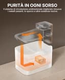 PETKIT EVERSWEET MAX 2 Fontanella per Gatti Senza Fili, 3L Fontana per Gatti con Sensore, Lavabile in Lavastoviglie, 25dB Ultra Silenziosa, Controllo App Intelligente, 5000 mAh Grande Autonomia - 7