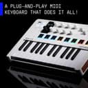 Arturia - MiniLab 3 - Universal-MIDI-Controller für Musikproduktion, mit All-in-One-Softwarepaket - 25 Tasten, 8 Multicolor-Pads, white - 4