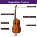 Yamaha C40 Chitarra Classica - Chitarra 4/4 in Legno 65 cm, Scala 25 9/16”, 6 Corde in Nylon, per Principianti – Naturale - 3