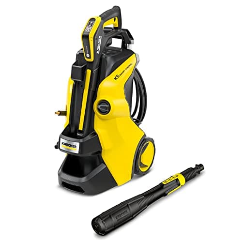 Kärcher K 5 Smart Control Pressure Washer, Yellow/Black, Bluetooth
