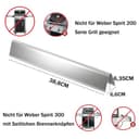 7636 Edelstahl Flavorizer Bars für Weber Spirit 300 Grill, 38,8CM Aromaschienen für Weber Spirit E310 E320 E330,Edelstahl Hitzeschild für Weber Spirit II 310 Series, Brennerabdeckungen Ersatz - 5