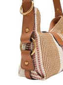 GUESS Schultertasche Camden Mini Shoulder Bag Cognac Multi braun - 5