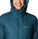 Columbia Women's Heavenly Long Hooded Puffer Jacket, Night Wave, XL - 4