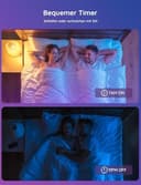 Govee Smart Glühbirne E27, WLAN LED Lampe RGBWW kompatibel mit Matter, Alexa und Google Assistant, dimmbare mit 16 Millionen DIY-Farben, 800LM, 54 Szenen, Smart Home Alexa Zubehör, 4 Stück - 5