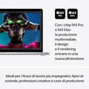 Apple 2024 MacBook Pro Portatile con chip M4 Max, CPU 14 core e GPU 32 core: display Liquid Retina XDR 14,2", 36GB di memoria unificata, 1TB di archiviazione SSD; color Argento - 3