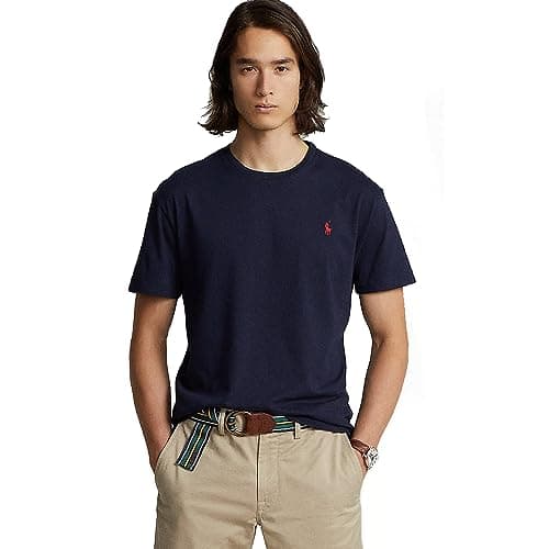 Polo Ralph Lauren Maglietta da Uomo Custom Slim-Fit (XL, Ink)