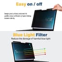 SenseAGE Magnetic Privacy Screen Filter for Surface Laptop 15 inch (6/5/4/3/2/1), Anti-Glare/Blue Light, Anti-Spy Screen Filter, Easy On/Off, Compatible with Microsoft Surface Laptop 15 inch - 4