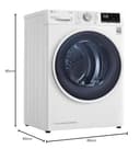 LG RH90V9AVHN Asciugatrice Smart a Carica Frontale 9 Kg, Classe C, Condensazione con Pompa di Calore, Wi-Fi con SmartThinQ, Eco Hybrid, Allergy Care, 60 x 69 x 85 cm - Bianco - 3