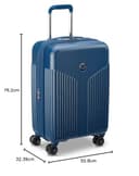 DELSEY Paris Comete 3.0 Hardside Expandable Luggage with Spinner Wheels, Blue, Checked-Large, 28 Inch, Comete 3.0 Hardside Expandable Luggage with Spinner Wheels - 11