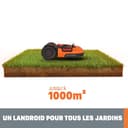WORX Robot cortacésped Landroid L1000 20V Máx. | para Superficies de hasta 1000m2 | WR147E.1 | Navegación Inteligente | Cut to Edge 2,6 cm del Brode | Pendientes de hasta el 35% - 4