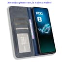 RonRun Asus ROG Phone 8 Pro Wallet Case Leather Cover with Card Holder and Stand - Magnetic Phone Case for Asus ROG Phone 8 Pro, blue - 3