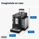 De’Longhi Rivelia – Perfetto Cafetera Superautomática, Espumador de Leche manual, 8 Bebidas One-Touch, Pantalla Táctil a Color, Depósitos de Granos de Café Intercambiables, Negro (EXAM440.35.B) - 3