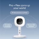 Nanit Pro 1080p HD Smart Baby Monitor and Flex Duo Stand, Featuring Split Screen and Alert Zone Function, Includes Small Breathing Band, White - 3