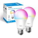 Tapo L530E Lampadina WiFi Intelligente LED Multicolore, E27, Lampadina Compatibile con Alexa e Google Home, 806 lumen, 8.7W, Senza hub richiesto, Controllo Remoto tramite APP, 2 pezzi - 1