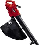 Einhell GC-EL 2500 E Soffiatore aspiratore elettrico (230-240 V, 2500 W, velocità aria max 240 km/h, portata aria max 650mq/h, capacità sacco 40l, tritura foglie 10 a 1, con ruote, incl. tracolla) - 1