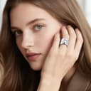 ALEXCRAFT Anillos Mujer Plata Ajustables 18mm Chunky Anillos Ajustables Acero Inoxidable Anillo Hombre Plata - 4