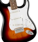 Squier by Fender Affinity Series Stratocaster, Laurel Fingerboard, White Pickguard, 3-Colour Sunburst, Comes with Free Virtual Lessons - 7