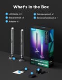 Govee Light Bars Pro for Gaming, verbesserte 16-Zoll Smart LED Lichtleisten mit dreiseitiger RGBIC Beleuchtung und WLAN für PC, Monitor, 60+ Szenenmodi, funktioniert mit Alexa und Google Home - 9