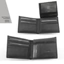 JAGUAR Cartera de hombre de piel auténtica con compartimentos para tarjetas con protección RFID, monedero billetes y documentos, idea de regalo para hombre de diseño clásico, ligera (solo 70 g), color - 4