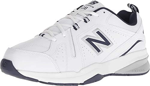 New Balance 608v5, Sneaker Uomo, Bianco (White/Navy), 42 EU