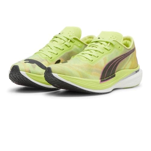 Puma Deviate Nitro Elite 2 - Scarpe da Corsa da Donna - Psychedelic Rush - SS24, Lime Pow Poison Pink Puma Black, 38 EU
