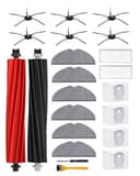 NexHarb 21 piezas de repuesto para Roborock S8 Pro Ultra accesorios 6 paños de fregado, 6 cepillos laterales, 4 bolsas para polvo, 2 filtros y cepillo principal Duoroller - 1