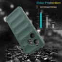 ESTH® Liquid Silicone Hülle für Realme GT 6T 5G/Realme GT Neo6/GT Neo6 SE mit Antibakteriellem Schutz und Kratzfestes weichem Mikrofaserfutter, Rundumschutz Stoßfeste Handyhülle Case, Grün - 5