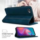 AKABEILA Case for Realme GT Neo6 SE 5G PU Leather Flip Wallet Case with Magnetic Closure Kickstand Card Slot Folio Cover 6.78 Inch Blue - 2