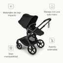 Bugaboo Fox 5 Renew Carrito Todoterreno, Cochecito de Bebé 2 en 1, Suspensión Total, Fácil Plegado, Capazo Espacioso, Asiento Extensible, Maniobrabilidad, Chasis Negro y Capota Heritage Black - 5