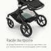 Bugaboo Sacco a Pelo, Accessorio Essenziale per il Passeggino, Per Tutte le Stagioni e Impermeabile, con Poggiapiedi, Caldo, Confortevole e Traspirante, in Pine Green - 5