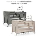 Kinderkraft Joy 2 Acc Cuna de Viaje 2 en 1 para Bebé de hasta 25 kg, Plegado rápido y fácil, Incluye Carrusel de Cuna con Juguetes, Estantes para pañales y Cambiador, Bolsa de Transporte, Beige - 11