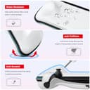 ivoler Tasche für PlayStation Portal Remote Player mit Ladefunktion, [2X Panzerglas] Stoßfeste Hard Shell Tragetasche, Schutzhülle & Zubehör-Set für PS Portal, Weiß - 6