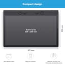 Wacom Intuos Pro Large, la Tableta Gráfica de lápiz con Wacom Pro Pen 3, Ofrece un Amplio Espacio de Trabajo para editores de Video, Modelado 3D y animación, garantizando máxima precisión y Control. - 5