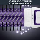 Rowenta Rotierende Warmluftbürste Brush Activ Volume & Shine, Keramikbeschichtung, 2 Bürstenköpfe, mit Schutzhülle, 3 Geschwindigkeitsstufen, Kaltstufe, rotierender Haartrockner, violett, CF9530 - 4