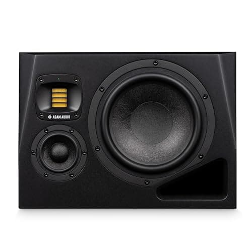 Monitor de estudio A8H ADAM Audio, woofer MLM de 8", altavoz de medios de 3,5", tweeter AMT hecho a mano, Sonarworks, guía de ondas HPS giratoria - Altavoz de campo cercano/medio profesional - derecha